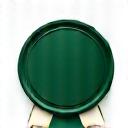 Green certifications and seals indicating award-winning sustainable landscape design