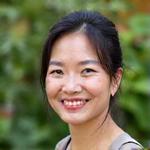 Portrait of Sarah Chen, a certified horticulturist.