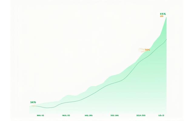 Graph showing 38% reduction in commercial water usage over a 12-month period